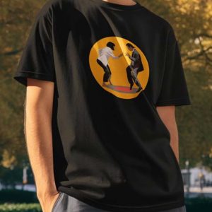 Pulp Fiction Dance Polera Negra Hombre