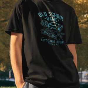 Nintendo Old School Polera Hombre