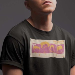 The Smiths. Ticket. Polera Negra Hombre