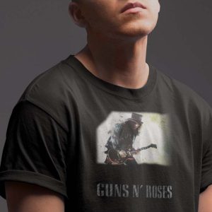Guns N' Roses Slash Polera Negra Hombre