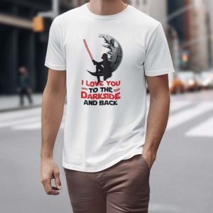 Darth Vader I Love You Polera Blanca Hombre