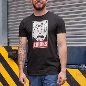 Scooby Doo Shaggy Zoinks Polera Hombre