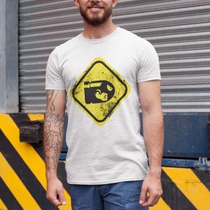 Mario Bullet. Polera Blanca Hombre