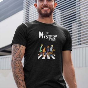 Scooby Doo The Beatles. Polera Negra Hombre