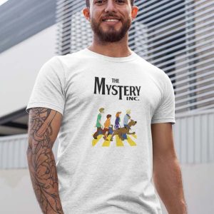 Scooby Doo The Beatles. Polera Blanca Hombre