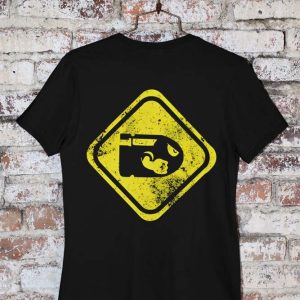 Mario Bullet. Polera Negra Hombre