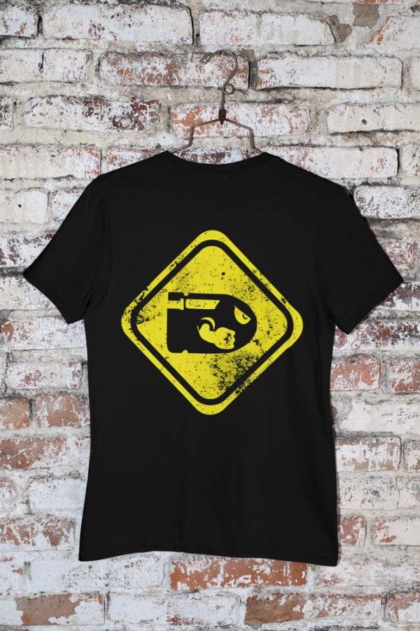 Mario Bullet. Polera Negra Hombre