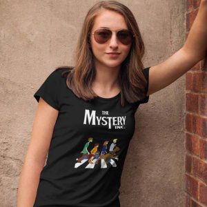 Scooby Doo The Beatles. Polera Negra Mujer