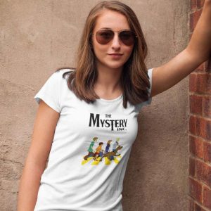 Scooby Doo The Beatles. Polera Blanca Mujer