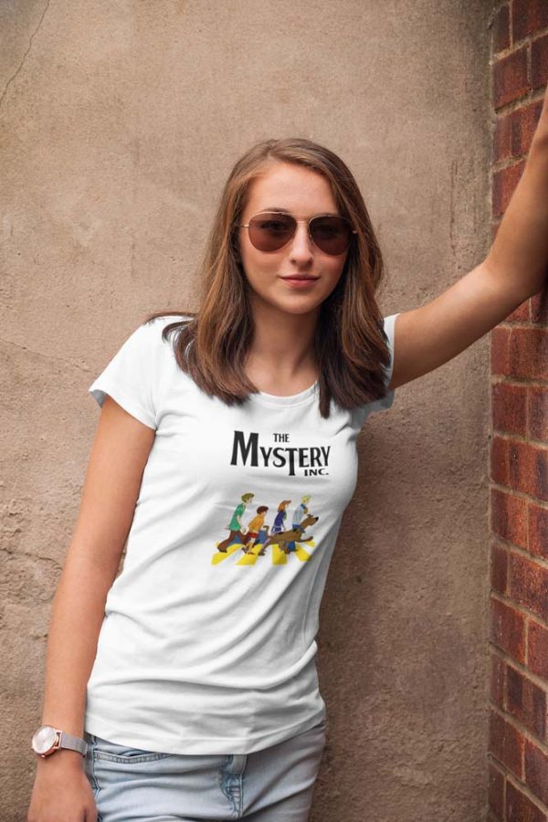 Scooby Doo The Beatles. Polera Blanca Mujer