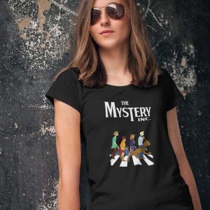 Scooby Doo The Beatles. Polera Negra Mujer