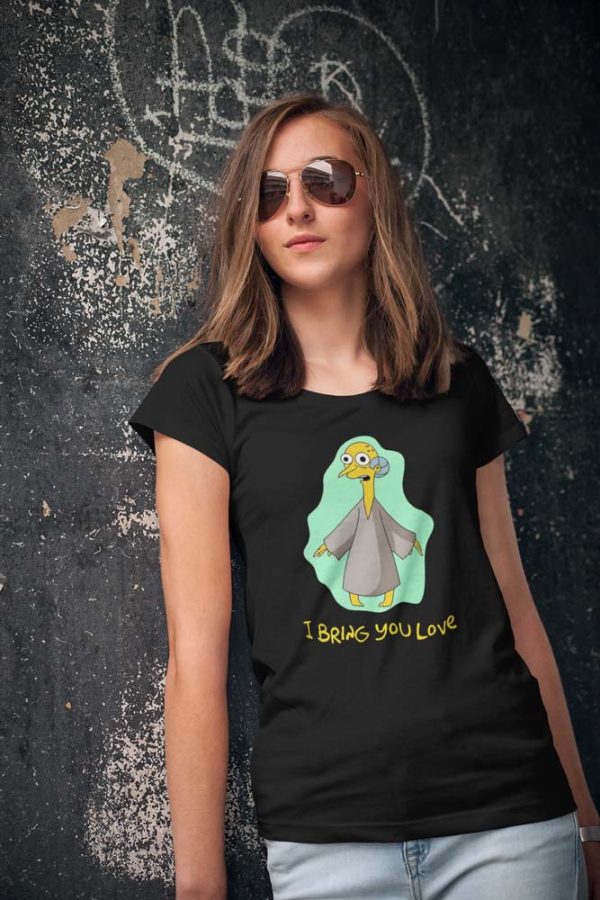 Simpsons Mr Burns X-files Polera Negra Mujer