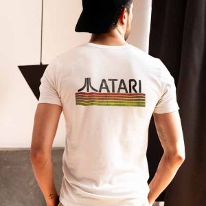Atari Lines  Polera Blanca