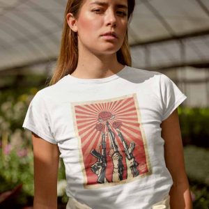 Shepard Fairey .2 Polera Mujer