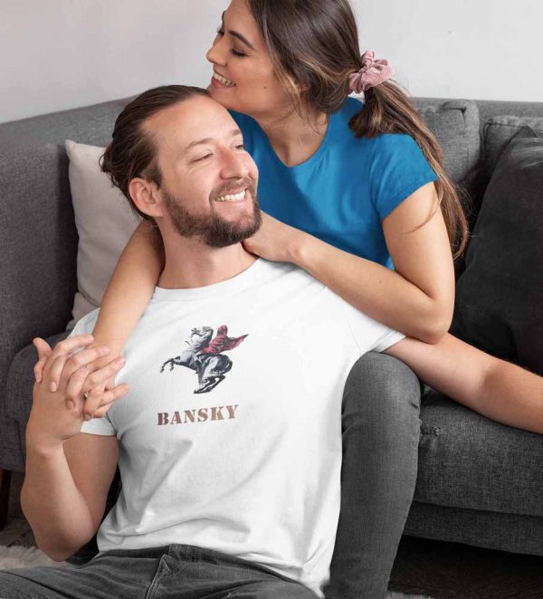 Bansky Caballo. Polera Hombre o Mujer - Imagen 3