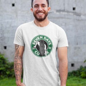 El Aro Starbucks Polera Blanca Hombre