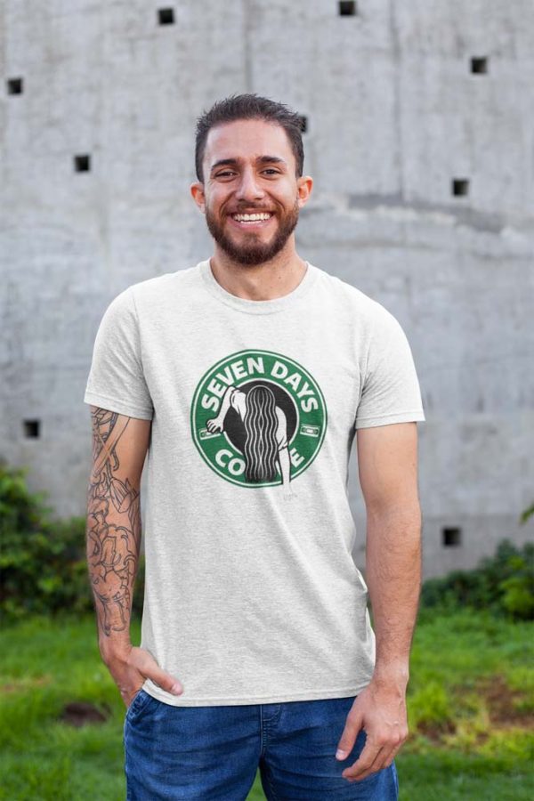 El Aro Starbucks Polera Blanca Hombre