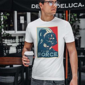 Star Wars Vader Shepard Polera Blanca Hombre