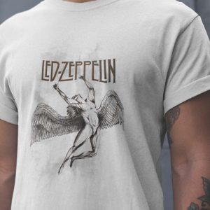 Led Zeppelin Angel Polera Hombre
