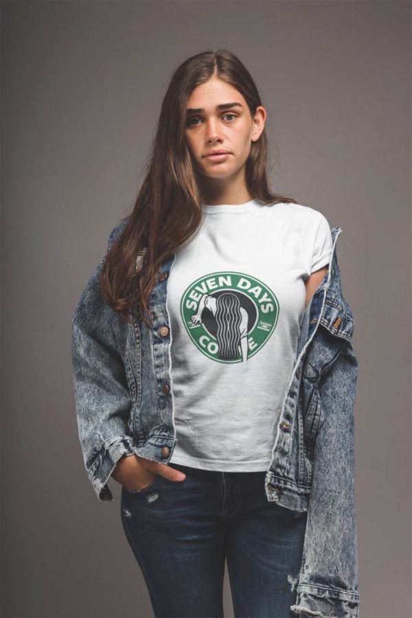 El Aro Starbucks Polera Blanca Mujer