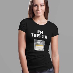 Old School Diskette. Polera Mujer