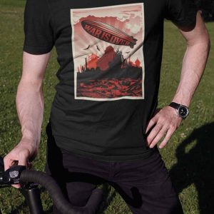 Shepard Fairey .10  Polera Negra Hombre