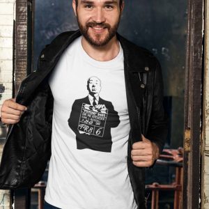 Hitchcock Claqueta Polera Blanca Hombre