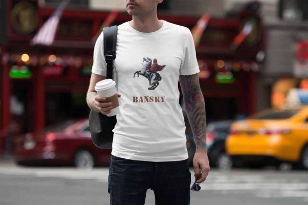 Bansky Caballo. Polera Hombre o Mujer