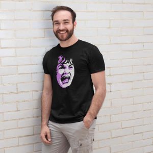 Psycho Polera Negra Hombre