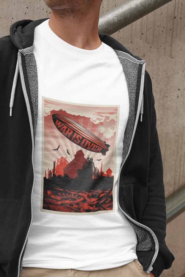 Shepard Fairey .10  Polera Negra Mujer - Imagen 5