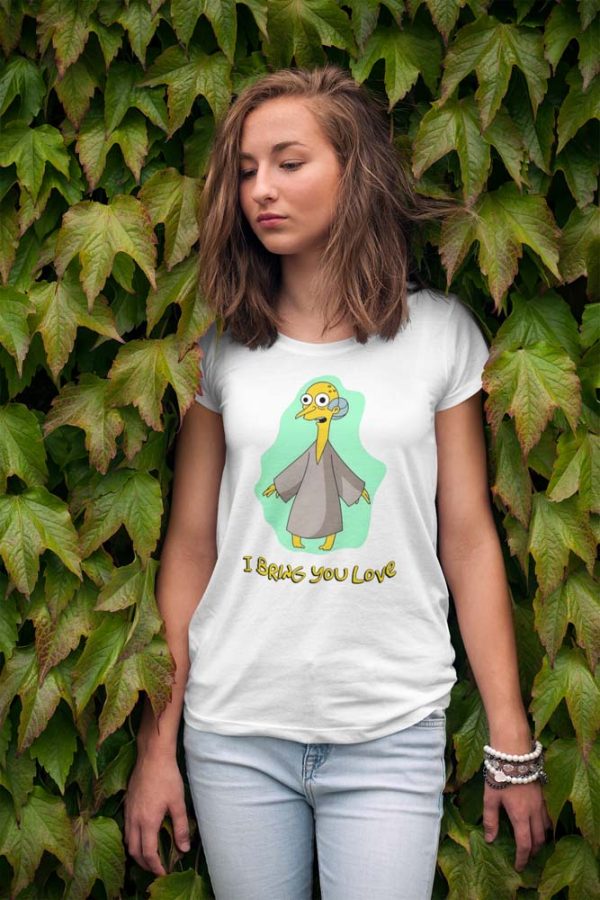 Simpsons Mr Burns X-files Polera Blanca Mujer