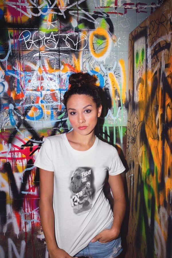 Friday the 13th A. Polera Blanca Mujer