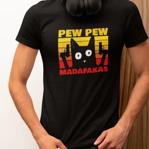 Polera Gato Madafaka Hombre