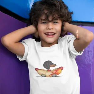 Polera Niños Salchicha Chofer