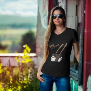 Polera Negra Boyero Sushi Mujer