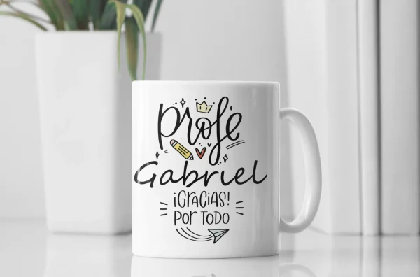 Tazón Personalizado Gracias Profesor - Imagen 3