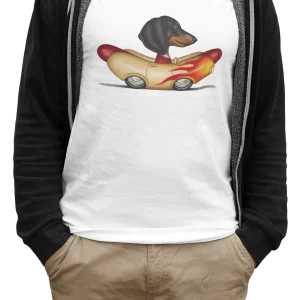Polera Salchicha Manejando Hombre