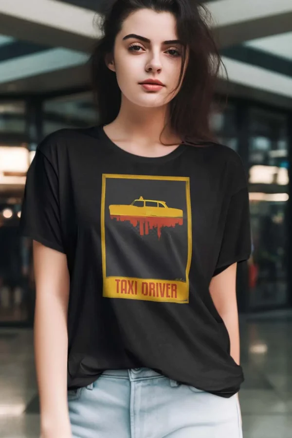 Polera Taxi Driver FanArt Mujer