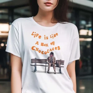 Polera Naranja Mecánica - Forrest Gump Mujer