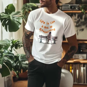 Polera Naranja Mecánica - Forrest Gump
