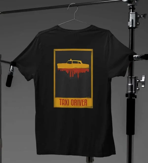 Polera Taxi Driver FanArt Hombre - Imagen 3