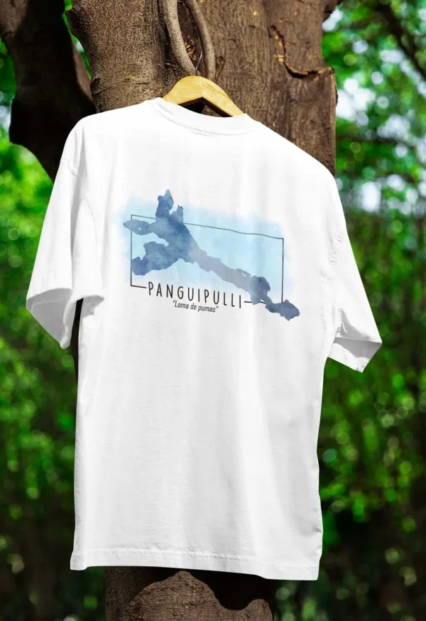 Polera Lago Panguipulli Acuarela Hombre - Imagen 3