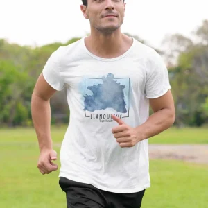 Polera Lago Llanquihue Acuarela Hombre