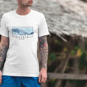 Polera Lago Rupanco Acuarela Hombre