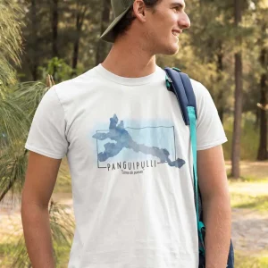 Polera Lago Panguipulli Acuarela Hombre