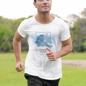 Polera Lago Ranco Acuarela Hombre