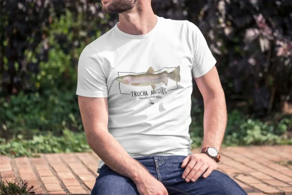 Polera Trucha Arcoíris Hombre - Imagen 4