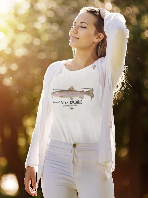 Polera Trucha Arcoíris Mujer - Imagen 3