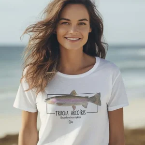 Polera Trucha Arcoíris Mujer