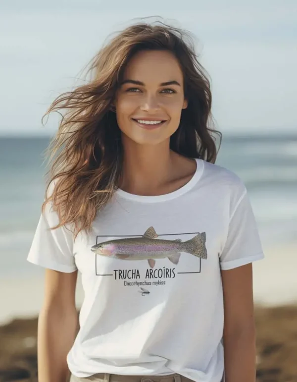 Polera Trucha Arcoíris Mujer